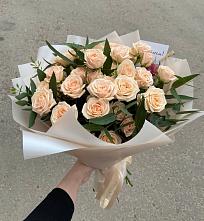 Букет Кремовые розы Латте в Дурнихе