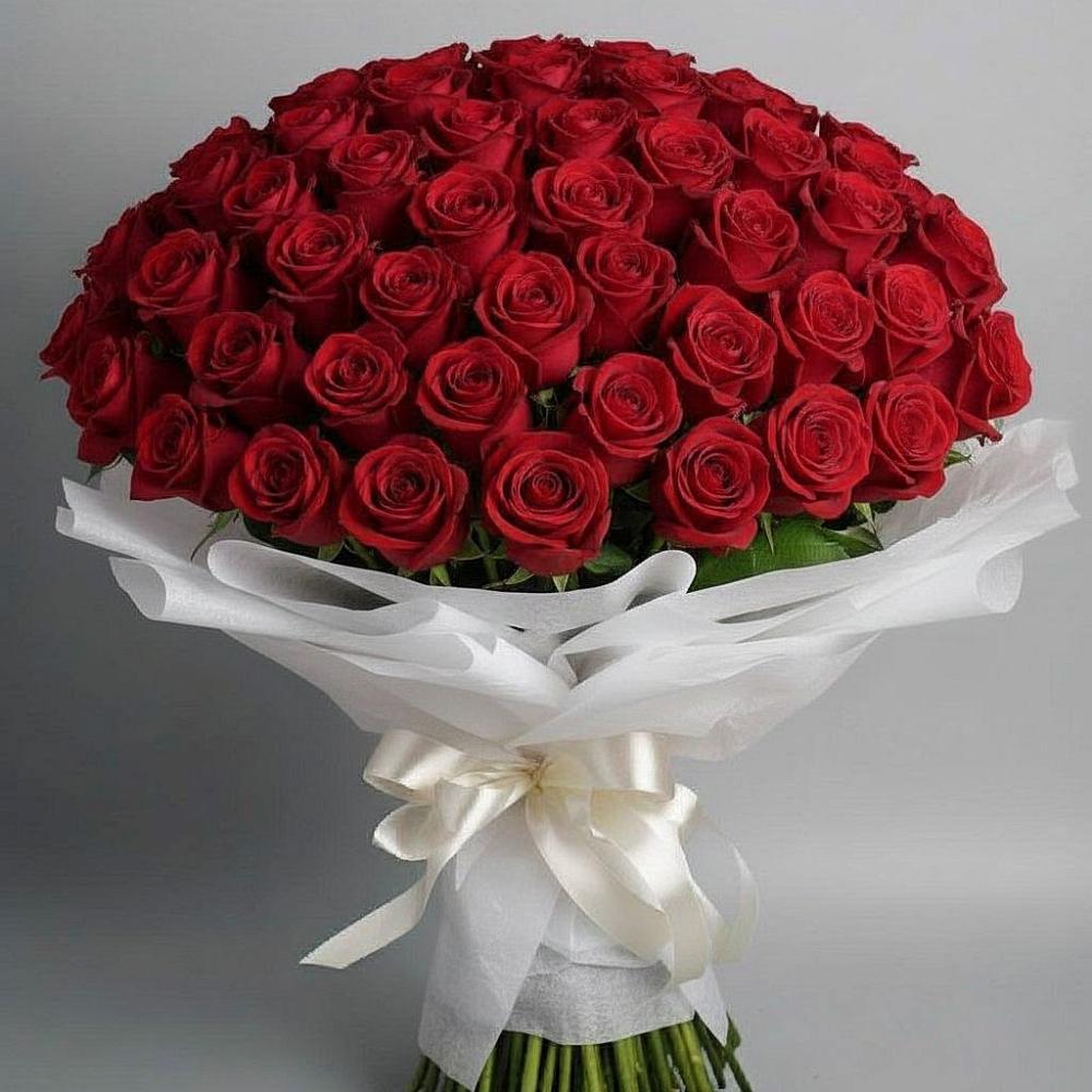 Букет 101 Красная роза Блэк Мэджик в Дурнихе