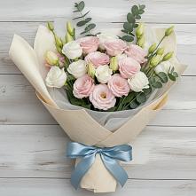 Букет цветов из:  Лизиантусы #REPLACE_PRED# Дурнихе