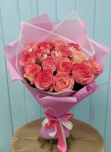 Букет 15 Розовых роз Равель в Дурнихе