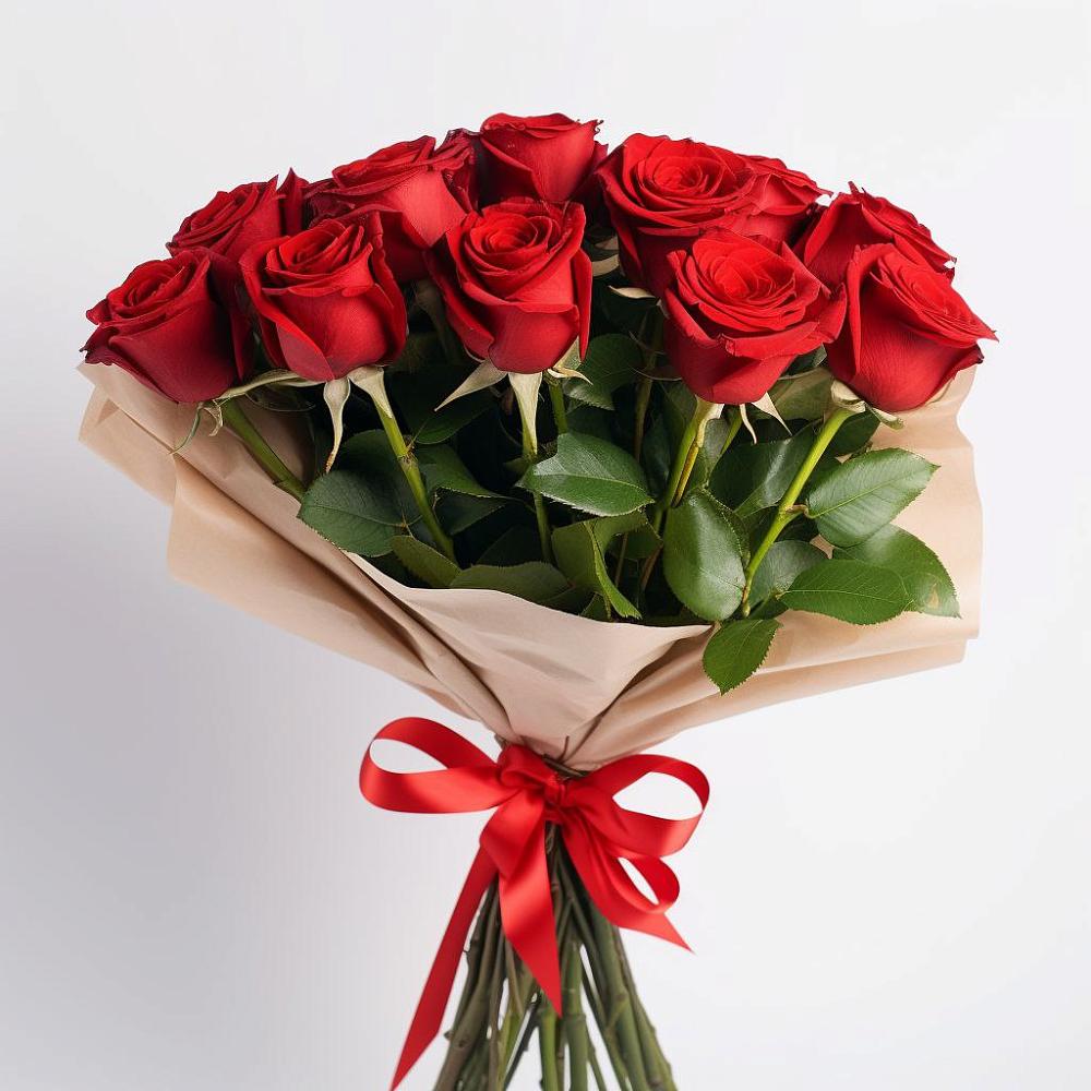 Букет 11 Красных роз Эдлесс Лав в Дурнихе