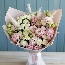 Букет цветов из:  Альстромерии и Розы #REPLACE_PRED# Дурнихе